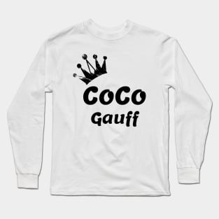 coco gauff the best player tennis Long Sleeve T-Shirt